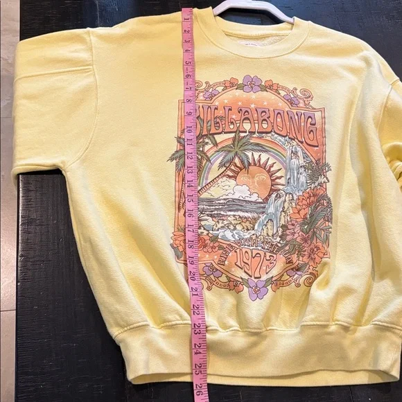 BILLABONG WOMENS ALOHA KENDAL PULLOVER CREWNECK SWEATSHIRT Small - Picture 8 of 9